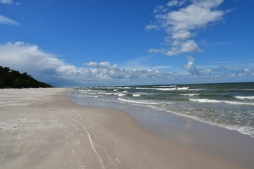 The beach of Debki