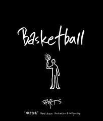 스포츠 포스터 / 손으로 그린 스포츠 그림