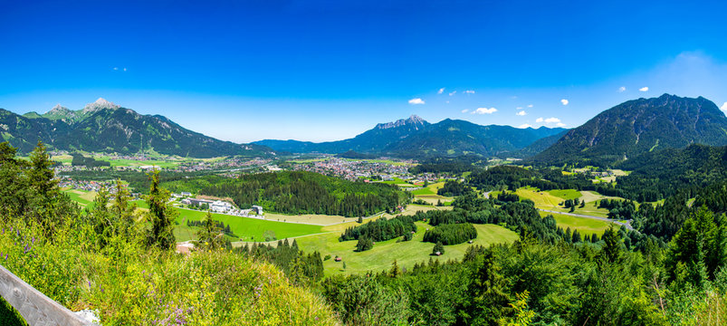 Die Stadt Reutte in Tirol