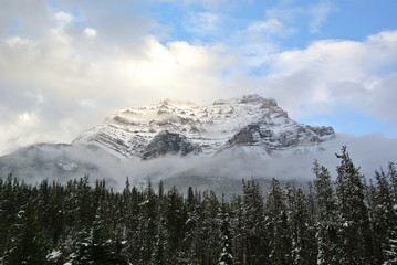 Moutain in the clouds