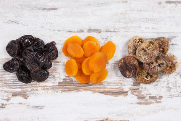 Ingredients containing natural minerals, vitamins and dietary fiber, healthy lifestyle and nutrition concept