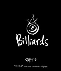 스포츠 포스터 / 손으로 그린 스포츠 그림