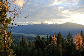 Sunset on the Mountains