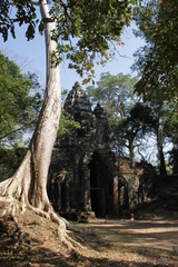 Fototapeta na wymiar Angkor Wat Entrance