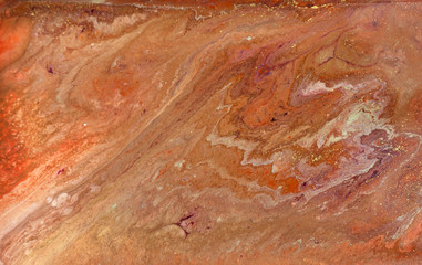 Marble abstract acrylic background. Marbling artwork texture. Agate ripple pattern. Gold powder.