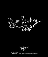 스포츠 포스터 / 손으로 그린 스포츠 그림