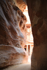 Petra's Treasury from Siq
