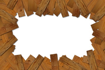 красивые старые рельефные доски на белом фоне          