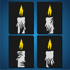 Vector Illustration of Halloween Background