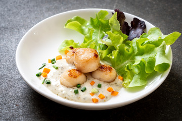 grilled scallops shell