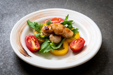 grilled scallops shell
