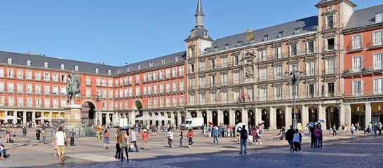 Papier Peint photo Lavable Madrid  Plaza Mayor in Madrid, Spain