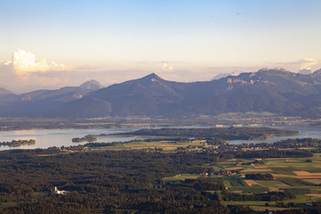 Chiemgau von Oben