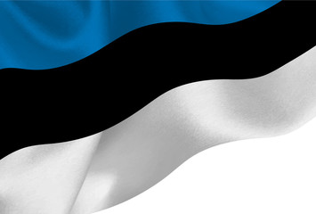 エストニア　 国旗　旗　背景 
