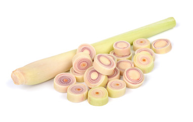 Lemon grass isolated on the white background