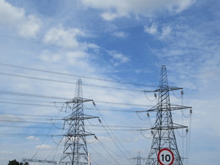 Electricity power lines