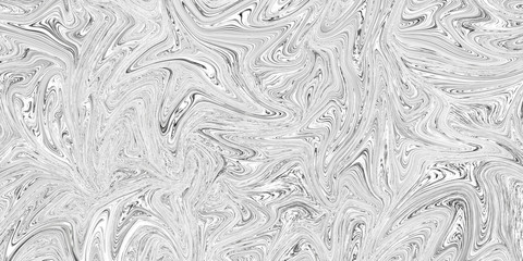 Abstract marble texture. Black and white background. 