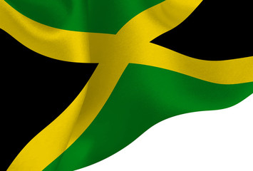 ジャマイカ　 国旗　旗　背景 