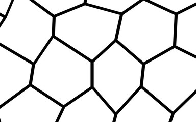 Black and White Irregular Mosaic Template