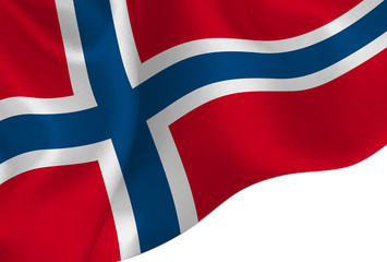 ノルウェー　 国旗　旗　背景 