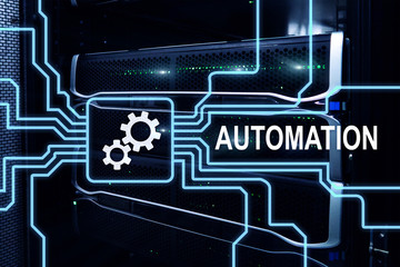 Automation of business Process and innovation technology in manufacturing. Internet and technology...