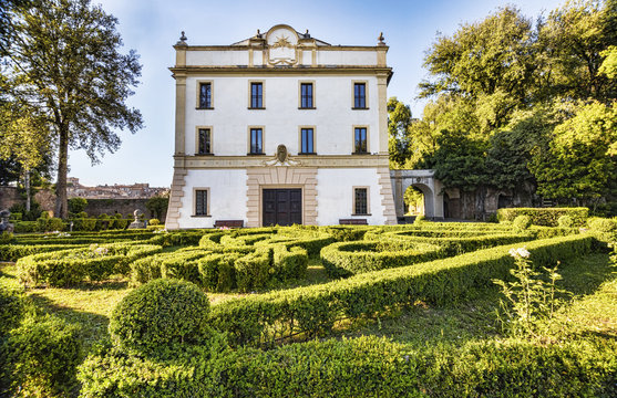 Villa Savorelli in the Sutri s park - Sutri village in Viterbo Province - Italy