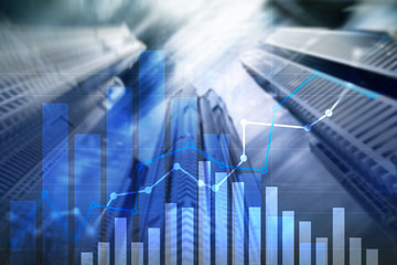 Financial growth graph.?Sales increase, marketing strategy concept.