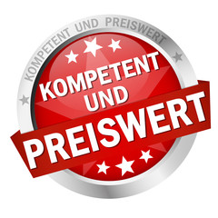 Button with Banner KOMPETENT UND PREISWERT