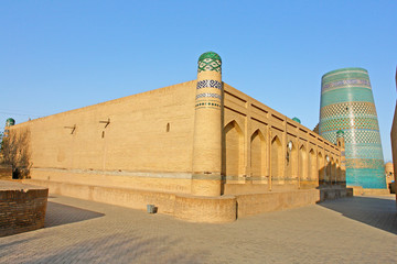 Kalta Minor minaret i Khiva, Uzbekistan
