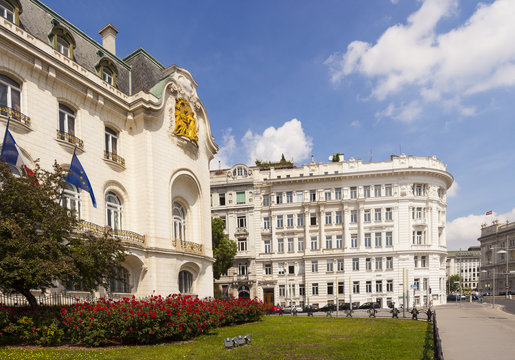 The home of the French embassy in Vienna