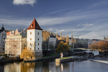 The streets of Prague. Prague, Czech Republic. 2014-01-05