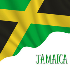 6 August, Jamaica Independence Day background