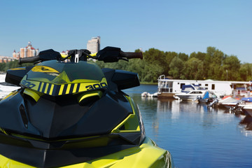 Boat details close-up