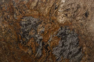 Fotobehang Spectacular granite background in ideal brown tone. © Dmytro Synelnychenko