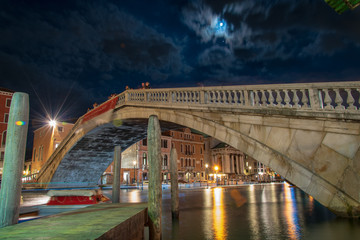Venice view of  bridge