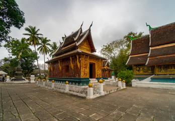 Obraz premium Wat Xieng Thong (Golden City Temple) in Luang Prabang, Laos. Xieng Thong temple is one of the most important of Lao monasteries.