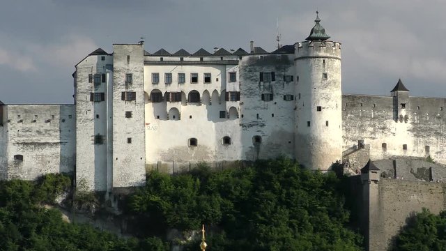 Hohenfeste Salzburg Close-up Panorama