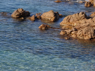 Eaux turquoises de la Corse