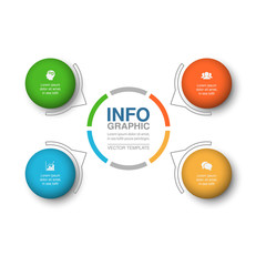 Vector infographic template for diagram, graph, presentation, chart, business concept with 4 options.