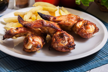 Tasty baked chicken wings