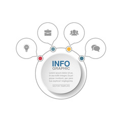 Vector infographic template for diagram, graph, presentation, chart, business concept with 4 options.