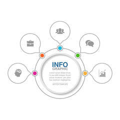 Vector infographic template for diagram, graph, presentation, chart, business concept with 5 options.