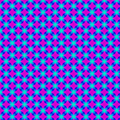 Abstract red, pink, turquoise, blue colorful geometric pattern