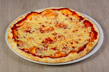 Pizza Margarita with cheese