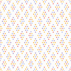 Seamless pattern with multicolored rhombuses