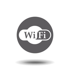Wi-Fi flat icon vector
