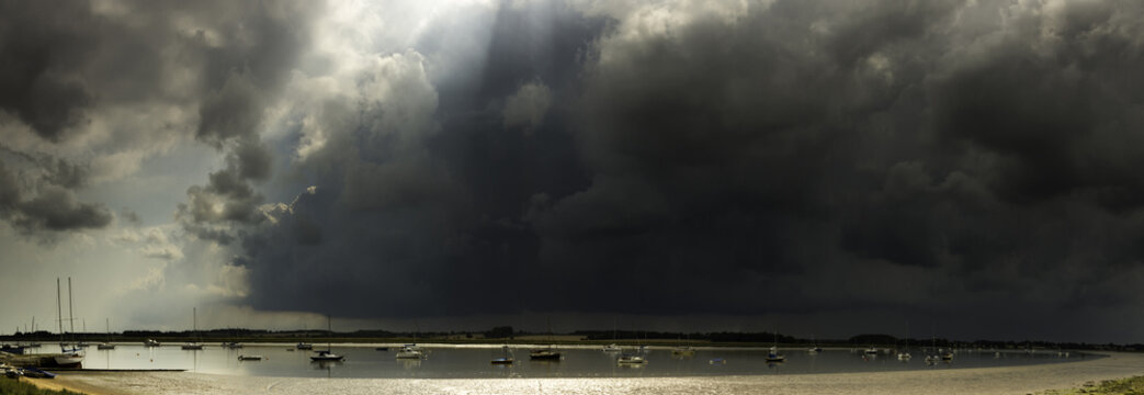Storm over Ramsholt Suffolk