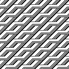 Design seamless monochrome zigzag pattern