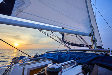Fototapeta premium yacht and sea