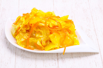 Traditional fermented cabbage